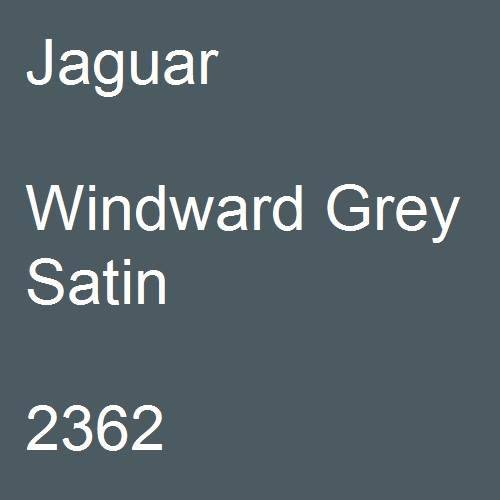 Jaguar, Windward Grey Satin, 2362.